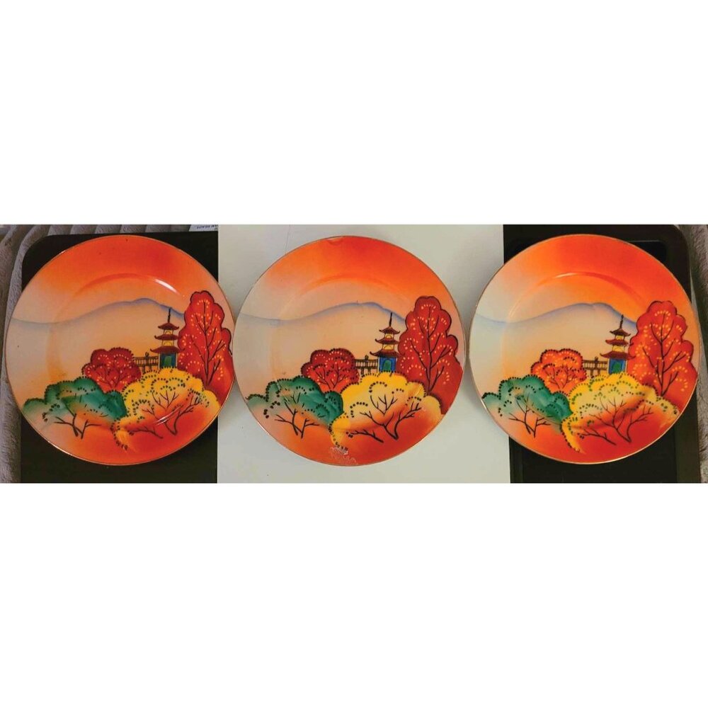 Set of 16 Beautiful Handpainted Dishes  China Made in Japan